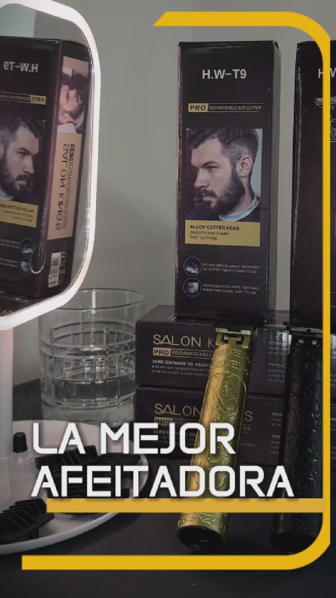 RASURADORA INALÁMBRICA "VINTAGE T9 TRIMMER PROFESSIONAL"